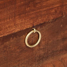 vidaXL Legno Massello d'Acacia Guardaroba con 2 Cassetti 2 Ante Armadio Abiti Lucidato Arredamento Camera da Letto Finitura Marrone