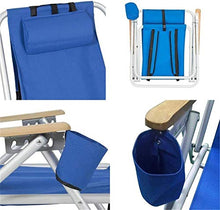 Tavolo da picnic all'aperto Single Beach Chair Sedia da campeggio pieghevole [Nuovo 2020] Sedia Zaino Ultralight con porta tazza compatta e pesante per campeggio all'aperto Barbecue Beach Travel Picni