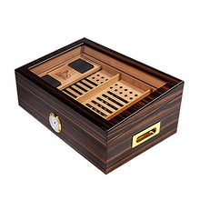 Cigar Box Legno di Cedro Cigar Humidor Doppio Strato di Alta capacità Painted Cigar Box Europea Scatola di sigari Portable di Viaggio Cigar Box di stoccaggio