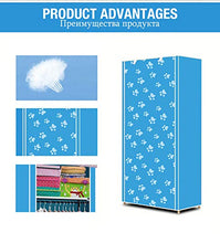 XYBB Armadio Camera da Letto Semplice Studente Stoffa Combinazione DIY Assemblaggio Singolo Storage Cabinet Antipolvere Piccolo Armadio 153 * 59 * 43cm Rosa