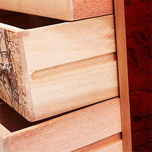 ODDINER Cigar Box di stoccaggio Legno Cigar Box Personalizzata Cedar Verticali di Legno Visibile portasigarette Cigar Box Idratante Tre Strato Trasparente Cigar Humidor
