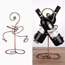 LDM Ornamenti per la casa dell'armadietto del Vino del Soggiorno dello scaffale del Vino dell'Acciaio Inossidabile, 35 * 23 * 15 cm