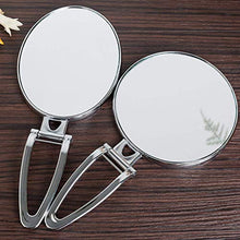 AJH Specchio per Il Trucco da Tavolo Creativo Scolara Specchio per Il Trucco Specchio per Maniglia Specchio per Studenti Dormitorio Specchio Portatile Specchio per Bellezza Specchi