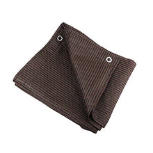 ZX-tarps ZXZIXI Ombra Reticolato Panno tonalità Marrone Sunblock Blocco UV al 95% Shade Fabric Tasteless Traspirante attività All'aperto HDPE (Color : Brown, Size : 2X5M)