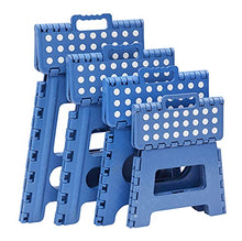 Arregui TB-027-A Sgabello Pieghevole Multiuso, 27 cm di altezza, blu