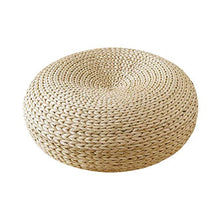 rosemaryrose Ammorbidire Il Cuscino - Cuscino da Terra Rotondo Tatami Intrecciato, Ammorbidire Cuscino per Finestra Tatami Paglia Stuoia Well Made