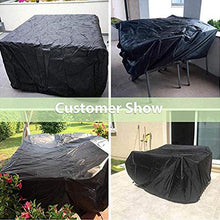 N / A Copertura Impermeabile per Tavolo da Giardino Divano Sedia in Rattan Cube all-Purpose Antipolvere Copertura del Patio Esterno Proof, 170 x 94 x 70 cm