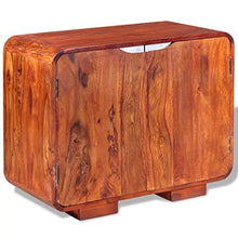 FAMIROSA Credenza in Legno Massello di Sheesham 75x35x60 cm