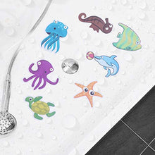 TOPBATHY 2 * 12pcs Non-Slip Bathtub Stickers Self-Adhesive Sticker Marine Organism Decals for Bath Tub Shower Surfaces
