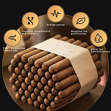 300 Cigar Humidor Termoelettrico Sigaro Raffreddamento Con Telaio In Acciaio Inox Cedro Spagnolo Legno Ripiano Regolabile Temperatura Umidità Display Umidità (Color : Black, Size : 45 * 53 * 73cm)