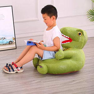 Domybest Copridivano per Bambini Senza Imbottitura Interna Seduta per Bambini a Forma di Dinosauro Poltrona per Bambini Morbida Divano per Bambini