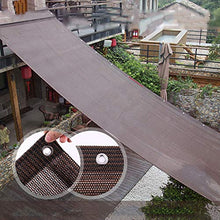 WXQIANG 90% Nero Ombra Panno Bordo Nastrate con Occhielli, Stanza del Sole Tetto Ombra Net Resistente ai Raggi UV Traspirante - Brown Protezione Solare, Isolamento Termico (Size : 2×3M)