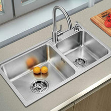 Lavello Lavello da Cucina Anti-Olio Anti-Olio ad Alta capacità Lavello Lavello Lavabile in Acciaio Inox Spazzolato Lavabi
