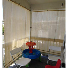 Kit Tenda A Rullo Parasole, Schermata Privacy, Polietilene Ventilazione Tasso di Blocco 85% Installazione Senza Pugno per Balconi, Ufficio, Portico, Fuori dalla Finestra