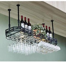 ACUIPP Amanti Di Vino/a Parete Portabocchio a Muro Appeso Vino Glass Barra Glass Bar Cremagliera Creative Bobled Cremagliera Passeiata Cabina Armata Decorazione Del Soffitto Scaffale per Bar, Risto