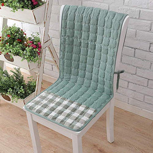 XHNXHN 1 Pz Cotone Cuscini per sedie Siamesi Cuscini per sedili, Cuscini per sedie da Pranzo Antiscivolo Set di Fodere per Interni Decorazioni per Interni per Interni Cuscino per Panca Lungo Greenb