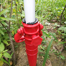 kakiyi Sun Beach Pesca Tribuna ingranaggio della Pioggia del Patio del Giardino Ombrellone PICCHETTI Umbrella Stretch del Basamento della (Rosso)