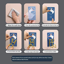 Allacciare Lavabo Gratuita di Hook Punch Bagno lavabo WC Bagagli mensola a Parete Bacino Rack Senza Saldatura Hook (Color : C)
