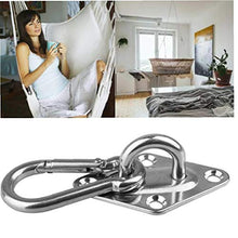 Acciaio Inossidabile Sospensione Staffa Hammock Monte Gancio Del Soffitto Di Ancoraggio Gancio Per Gym Training Aerial Yoga Altalena Appesa Kit M8