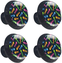 Lisca di pesce rosa verde blu arancio Pomelli per Porta Set di 4 Pomelli per Mobili Manopole per Cassetti Cucina Armadio Vetro