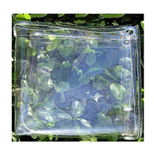 GDMING Telone Impermeabile Trasparente, Robusto Conservatorio Tende da Tetto, Resistente agli Agenti Atmosferici PE Plastica Le Tende Pannello con Occhielli (400 gsm), 20 Dimensioni
