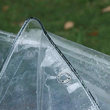 Yunyisujiao Telone Impermeabile Trasparente Panno Antipioggia Panno Ispessito，Balcone Riparato dal Vento E dalla Pioggia Telone Termoisolante，Strato di Plastica della Tela Cerata All'aperto