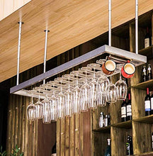 XHCP Portabicchieri da Appendere - Portabottiglie - Portabottiglie in Metallo - Oro/Argento - Accessori per soffitto da Bar, Ristorante
