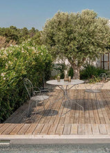 Bizzotto Sedia da Giardino in Metallo, Struttura in Acciaio per Arredo Esterno, Impilabile Etienne (Grigio Chiaro)
