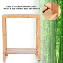 Sgabelli da doccia, sgabello da bagno in bambù a 2 ripiani Sedile Panca portaoggetti in legno Sgabello da bagno Scarpiera Scaffale da bagno Scaffale da bagno per corridoio Cucina Camera da letto Soggi