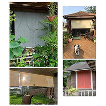 Kit Tende A Rullo, Schermata Privacy, 180GSM HDPE Blocco85% Far Circolare L'aria Con Binario In Lega Di Alluminio Per Portico, Pergola Finestre Esterne ( Color : Gray , Size : 0.75x3m )