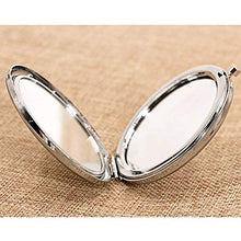 Specchio per il trucco Specchio per il trucco portatile Specchio per il trucco Specchio per il trucco portatile per la chiarezza Specchio per il trucco portatile con luce naturale pieghevole Argento