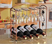 PZW Cremagliera Del Vino Semplice e Creativa/Cremagliera Del Vino in Ferro Battuto Retrò Europeo Appeso Armadietto per Vino Appeso/Cremagliera Del Bicchiere Di Vino Bar Cremagliera a Parete Crema