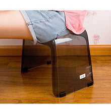QWET Sgabello da Bagno per Bambini, Materiale di Protezione Ambientale Antiscivolo Spesso Sgabello da Doccia per Adulti, con Tappetino da Bagno Antiscivolo,Grigio
