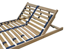 Erst-Holz Telaio massello doghe 120x200 Ammortizzate su Gommini e Zona Testa inclinabile 70.32-12FV