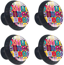 robot Pomelli per Porta Set di 4 Pomelli per Mobili Manopole per Cassetti Cucina Armadio Vetro