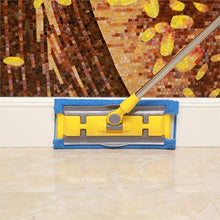 WAMSY Mop Asciugamano da Letto Pulisci La Scopa Piatta Rotante per Casa in Legno