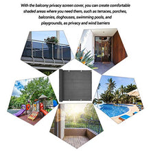 Hedear Nuovo Balcone Schermo Privacy Copertura per Balcone Recinzione in Rete Deck Schermo Privacy Copertura per Cortile Deck Patio Balcone Portico Recinto