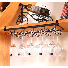 PZW Semplice e Creativo Porta Bicchiere da Vino Porta Bicchiere Calice Portabottiglie Decorazione Domestica Sospensione Stile Europeo Rovesciata Contiene 10-15 Bicchieri da Vino Facile da Installare