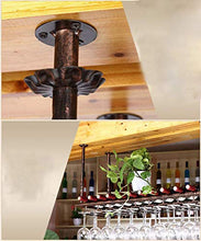 NMDCDH Portabicchieri da Vino a soffitto Portabicchieri in Metallo da Appendere a Parete da Vino Bicchieri in Vetro Champagne Calici Rastrelliere Decorazione domestica-Nero-60 * 35 cm