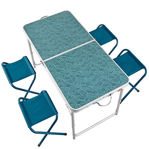 Tavolo Picnic Sedia Tavolo Pieghevole Portatile Tavoli E Sedie Pieghevoli da Campeggio, Tavoli Pieghevoli Portatili da Esterno, Set di Tavoli da Pranzo, Facile Installazione