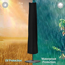 Keyohome Copertura per Ombrellone Impermeabile 210D Oxford Anti-UV Durevole Coperture Protettiva per Ombrelloni da Giardino (Ombrello Dritto)