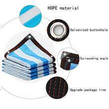 CXF Rete ombreggiante, Paralume in Tessuto Parasole Panno Bordo Nastrate con Occhielli Sole 90% -95% Protezione UV Resistente tonalità della Maglia Tarp (Size : 5x5m)