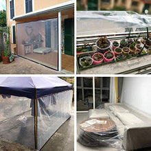 Teloni trasparenti Heavy Duty Waterproof,Telone Copertura Telone resistente alle intemperie Telone trasparente Copertura per pavimento Heavy Duty Balcone Pianta Tenda da sole Foglio di plastica antipi