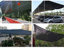 MVNZXL Telo ombreggiante Perfetto per Protezione Solare, Rete Isolante per Parasole Nera all'85% per Copertura di Piante, Serra, pollaio, pomodori, Piante (20 Piedi x 26 Piedi)