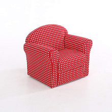 BESISOON-HO Molto Confortevole e Tessuto è di buona qualità, i Roundy Kid's Boys Girls Sedia Gingham, Little Reader Sofa Red per L'Ufficio a casa