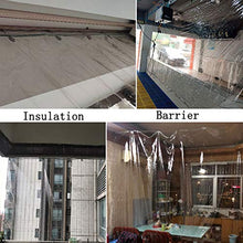 DLMSDG Tenda da Doccia Trasparente, Telone Impermeabile Telo Trasparente Camion Esterno Giardino, Protezione Solare, antigelo, Resistente, edifici, coltivazioni, tettoie, fattorie, ECC.