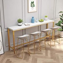 LTPY Sgabelli da Bar Sedia Poggiapiedi Sgabello Alto Sedia da Pranzo Come Sgabello da Cucina, Bar, Sgabello per Colazione, Sedile in PP Bianco Gambe in Metallo Dorato (Dimensioni: 75 cm)