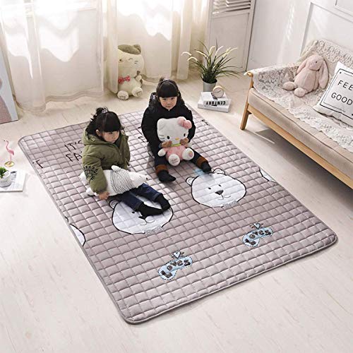 Ywyw - Tatami traspirante e antiscivolo, tappetino morbido per decorare la stanza degli accessori da letto giapponese pieghevole Futon, 180 x 200 cm