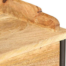 XHCP Comodino con cassetto, Comodino Contenitore per Soggiorno Camera da Letto 40x35x50 cm in Legno massello di Mango