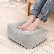 Lettino da viaggio Lettino da viaggio morbido poggiapiedi cuscino PVC gonfiabile resto del piede dell'ammortizzatore del cuscino Air Travel Office Home gamba Piedi di distensione strumento Bambini Bed